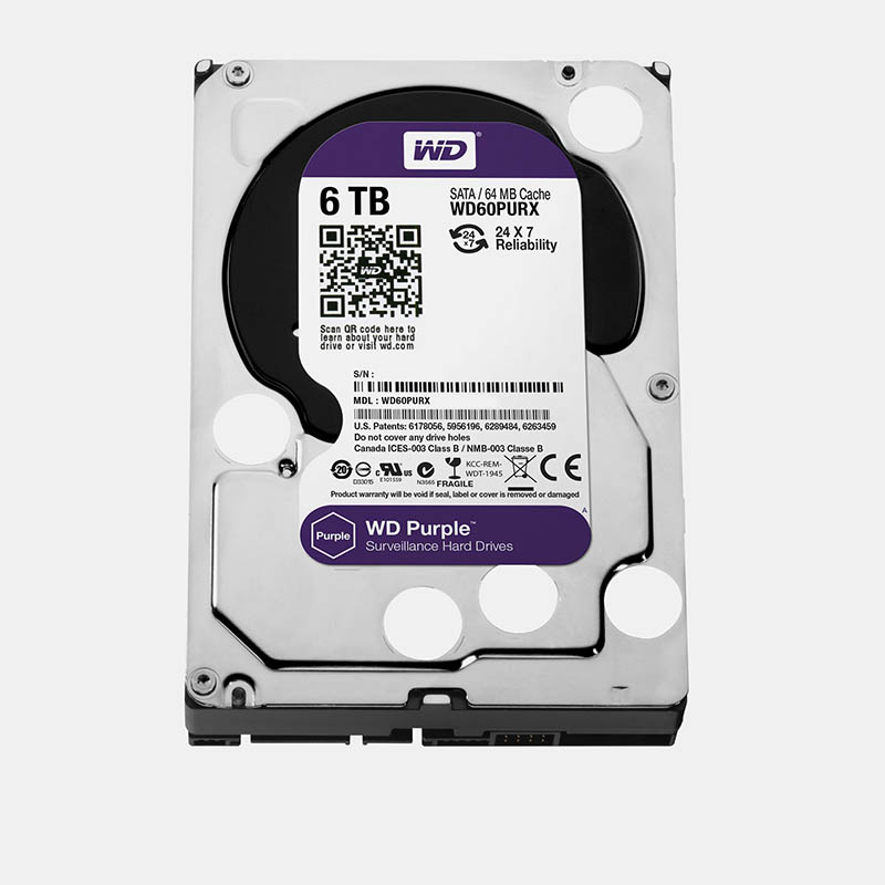 هارد دیسک اینترنال وسترن دیجیتال 6ترابایت Western Digital Purple Surveillance Edition 6TB